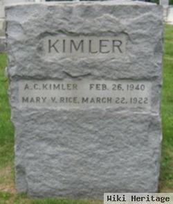 Mary V. Rice Kimler