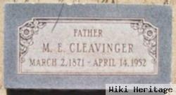 Moses Enos "m. E." Cleavinger, Sr