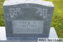 Cecil E. Gregory