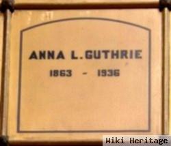 Anna L Guthrie