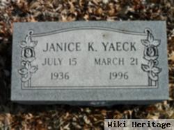 Janice K. Yaeck Smith