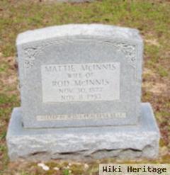 Mattie Martha Rogers Mcinnis