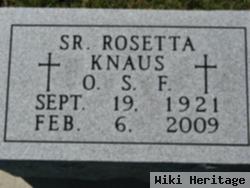 Sr Rosetta Knaus