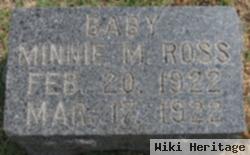 Minnie M Ross