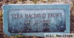 Vera Macdavid Brown