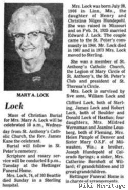 Mary A. Lock