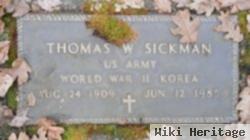 Thomas W Sickman
