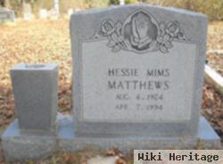 Hessie Mims Matthews