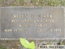 Pfc Allyn E Clark