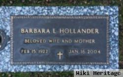 Barbara L Hollander