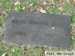 Marie "mamie" Hoefer Bell