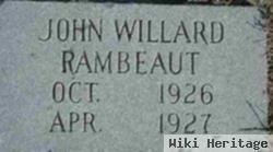 John Willard Rambeaut