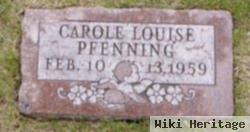 Carole Louise Pfenning