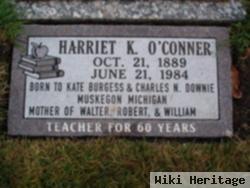 Harriet K "hattie" Downie O'conner