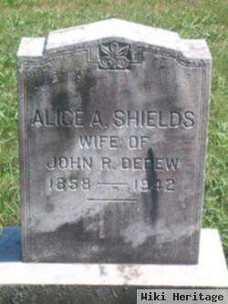 Alice A. Shields Depew