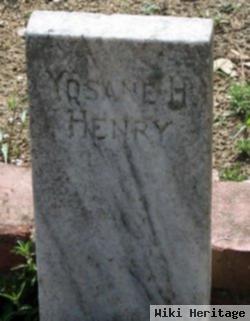 Yosane H Henry