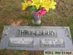 Bertha M. Throneberry