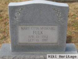 Mary Etta Mcdaniel Fulk