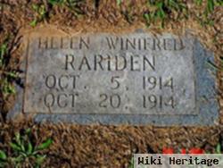Helen Winifred Rariden