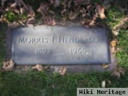 Morris I Henderson