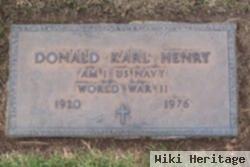 Donald Karl Henry