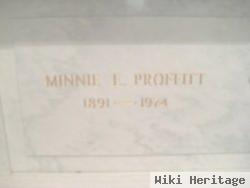 Minnie E Proffitt Stevens