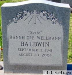 Hannelore Wellmann "susie" Baldwin