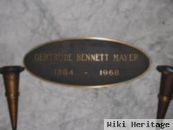 Gertrude Bennett Mayer