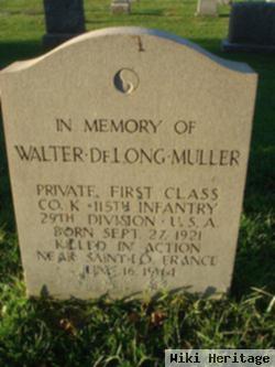 Pfc Walter Delong Muller