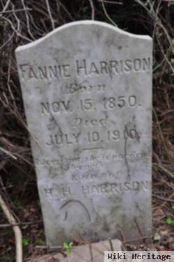 Frances A "fannie" Etheridge Harrison