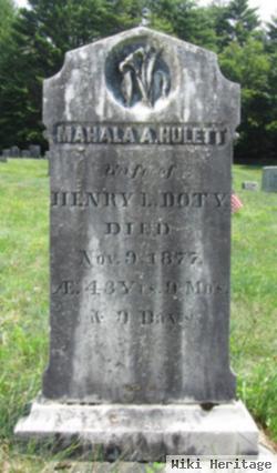 Mahala A. Hulett Doty