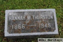 Hannah M Thurston