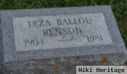 Irza Ballou Benson