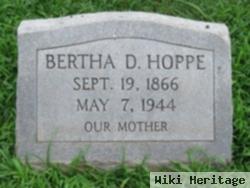 Bertha D Hoppe