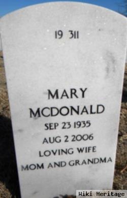 Mary E Riddle Mcdonald