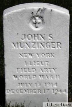 1Lt John S Munzinger