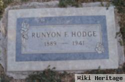 Runyon F Hodge