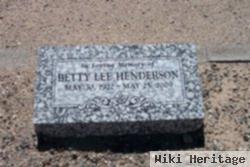 Betty Lee Henderson