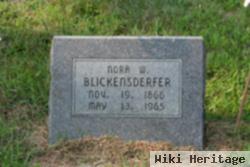 Nora W. Wills Blickensderfer