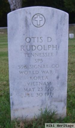 Otis D Rudolph