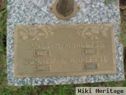 Janet H Marlette