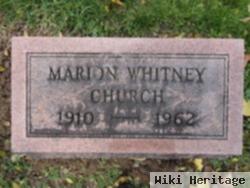 Marion Whitney Church