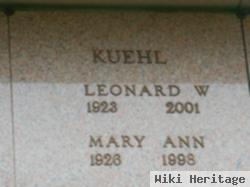 Leonard W Kuehl