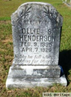 Ollie S Henderson