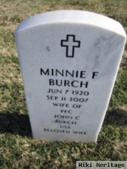 Minnie F. Burch