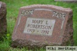 Mary L Robertson