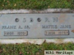 Martha Jane "mattie" Crook Osborn