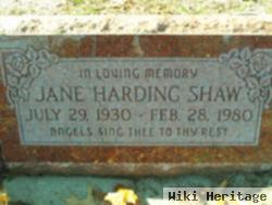 Jane Harding Shaw