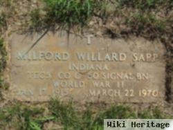 Milford Willard Sapp