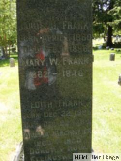 Mary W Frank